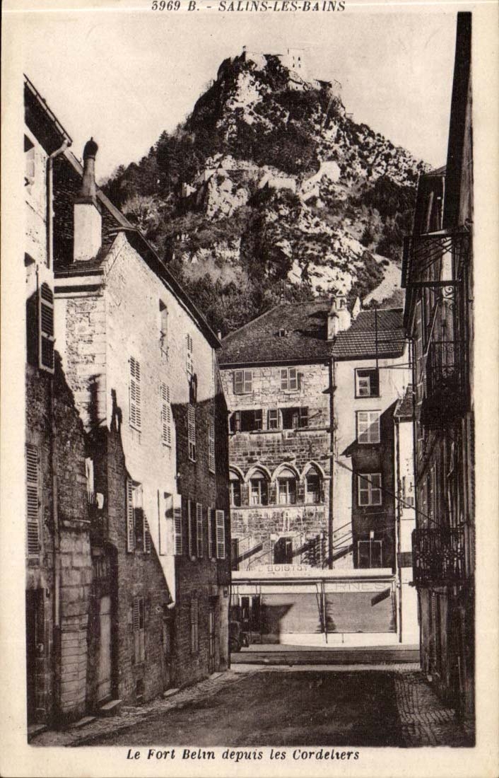 Le Fort Belin depuis les Cordeliers — Salins-les-Bains — Édition Cambazard