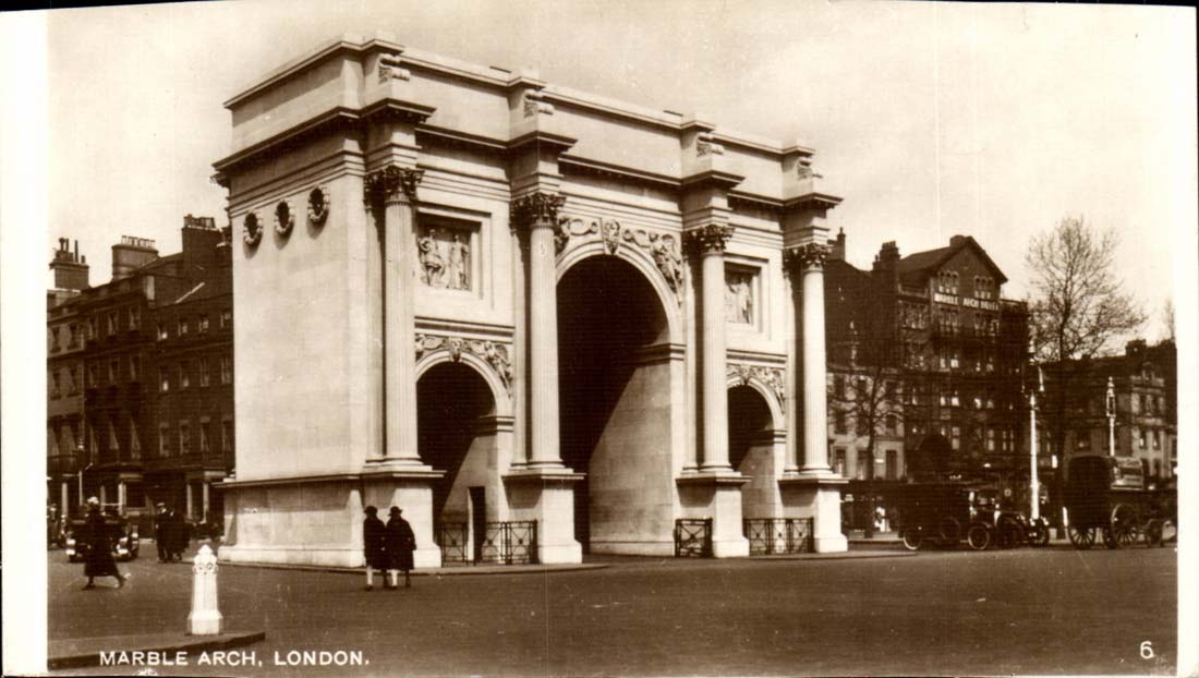 Great BRitain London Londres CPA MArble Arch