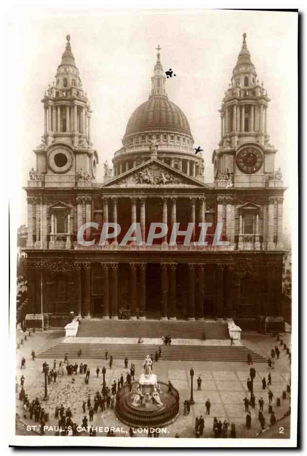 Great BRitain London Londres CPA St Paul's cathedral