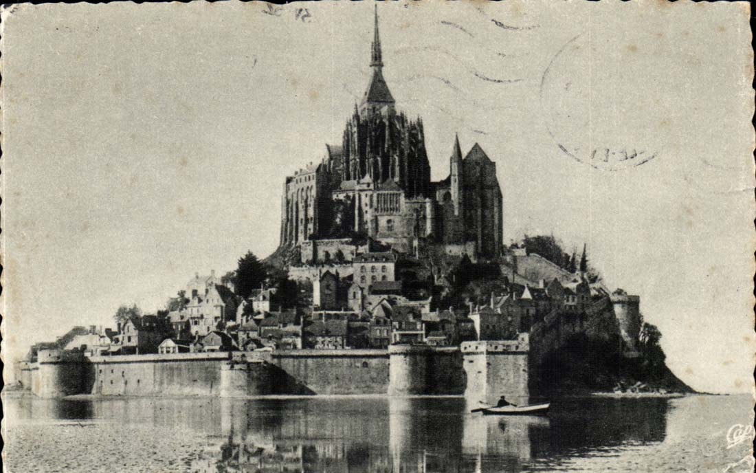 El Mont-Saint-Michel — Lado Este — Editor: Les Arts Photographiques