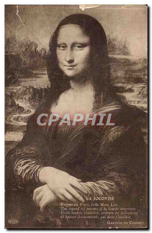 La Joconde — Enigme du Vinci, belle Mona Lisa — Gautron du Coudray