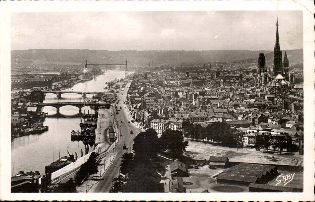 Rouen CPA Vue generale des quais