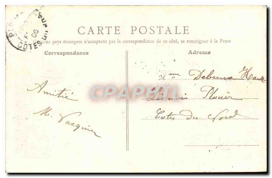Rouen CPA Vue du plateau de BonSecours — Rückseite