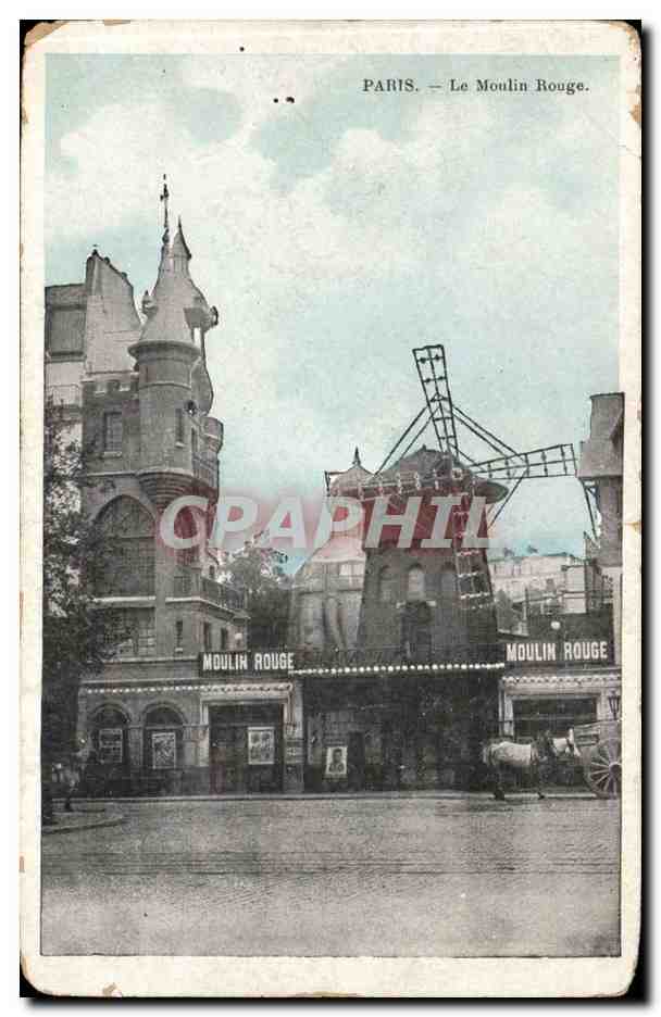 Paris CPA Le moulin rouge