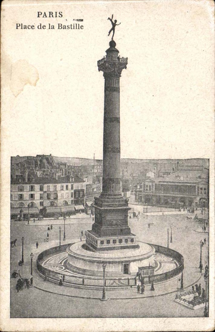Paris CPA Place de la Bastille