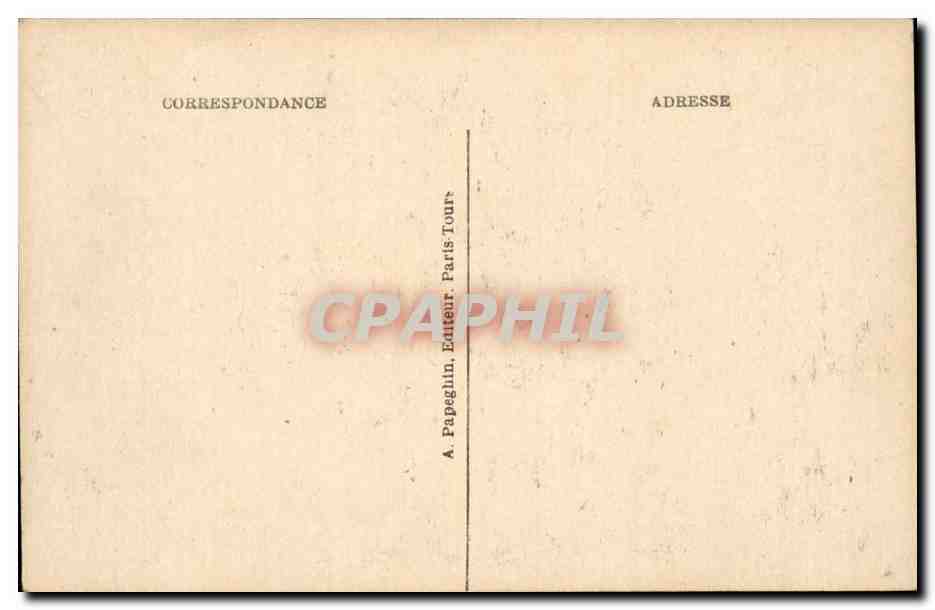 Paris CPA La Madeleine — Verso