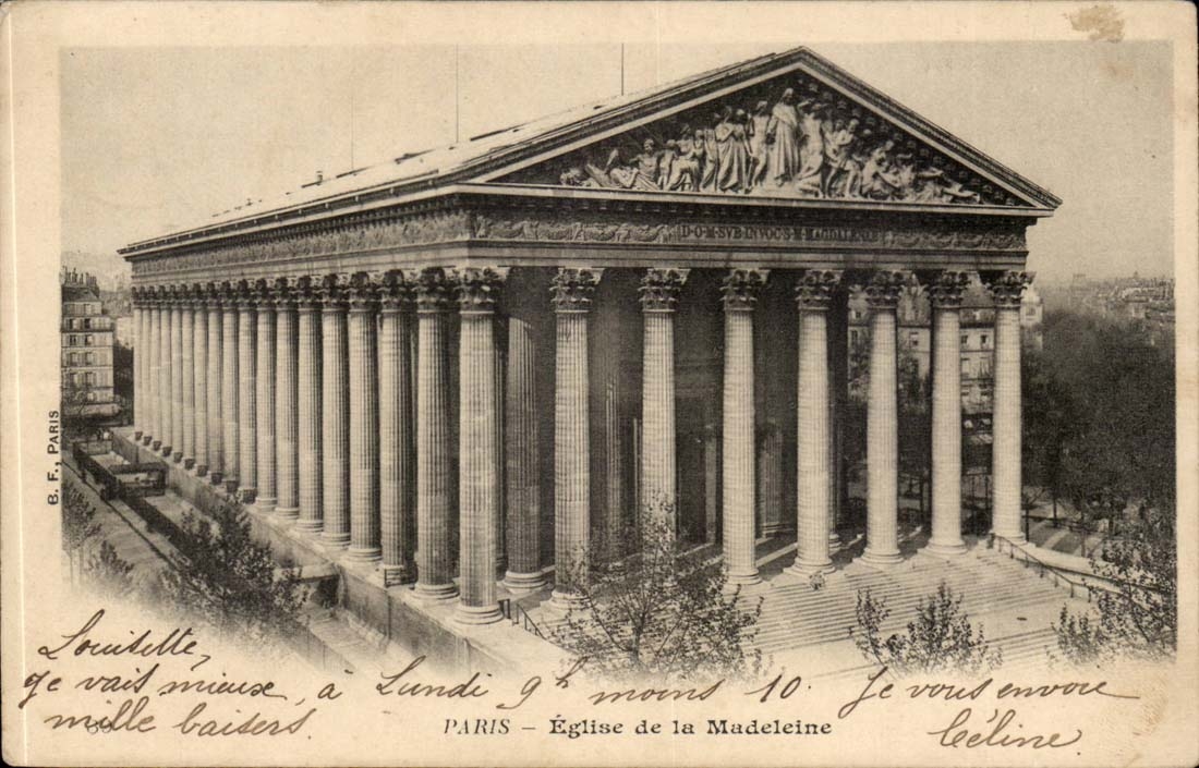 Paris CPA Eglise de la Madeleine