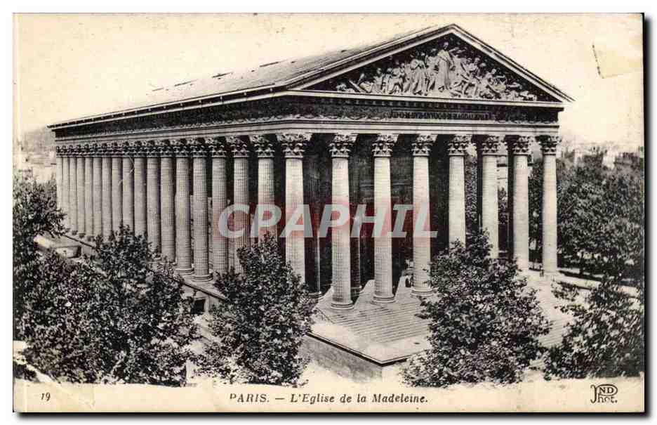 Paris CPA Eglise de la Madeleine