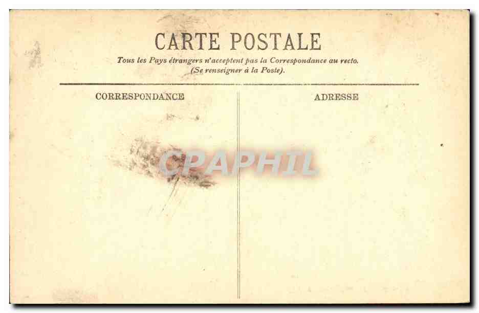Paris CPA Le Trocadero construit en 1878 sur l'emplacement d'anciennes carrieres — Rückseite