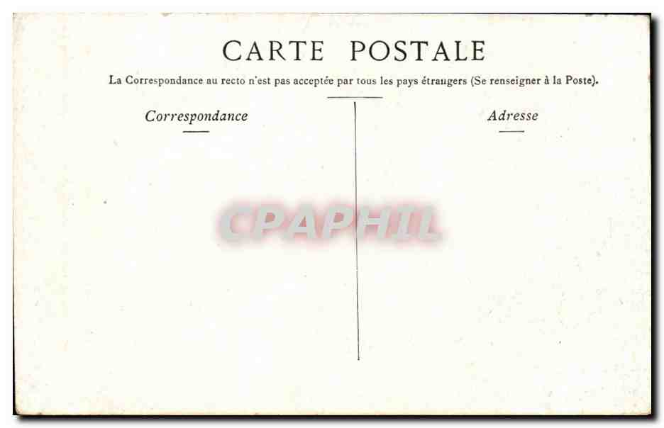 Paris CPA Le nouvel opera comique et la place Boieldieu — Verso