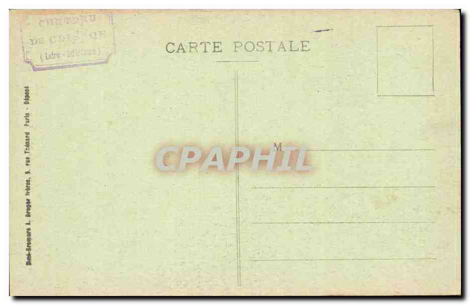 Clisson CPA Le chateau Facade de l'entree principale au 14eme — Rückseite