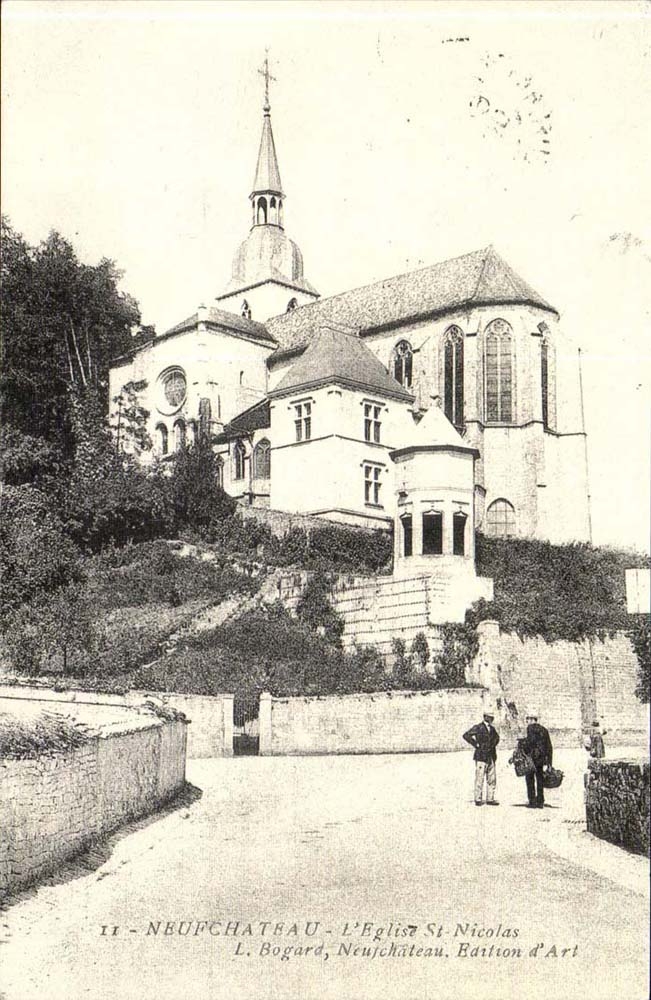 REPRODUCTION Neufchateau CPM L'eglise St nicolas 