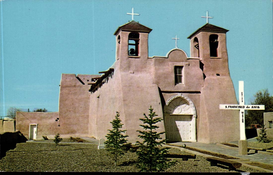 Etats Unis CPM New Mexico SAns Francisco de Asis Mission Ranchos de Taos