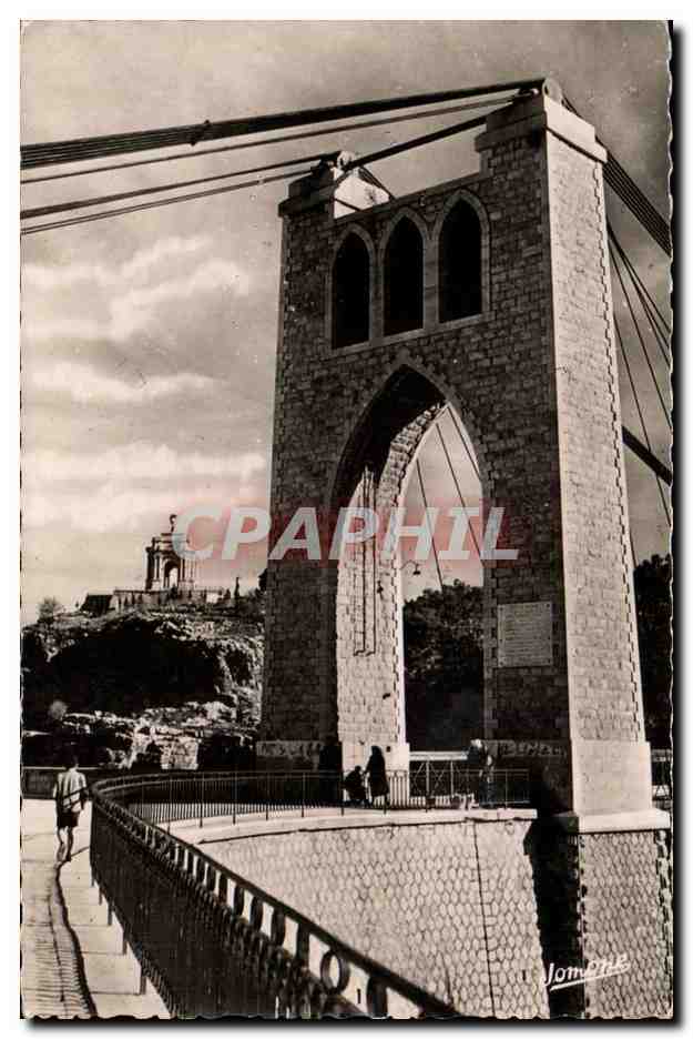 Algerie Constantine CPA La passerelle de Sidi M Cid