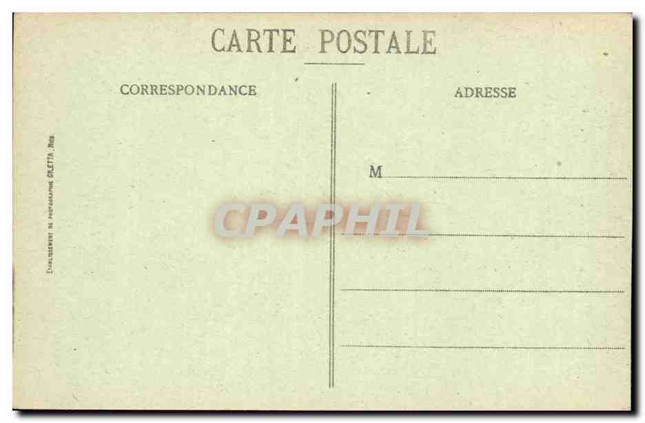 Ile de Lerins CPA Chateau de St honorat — Rückseite