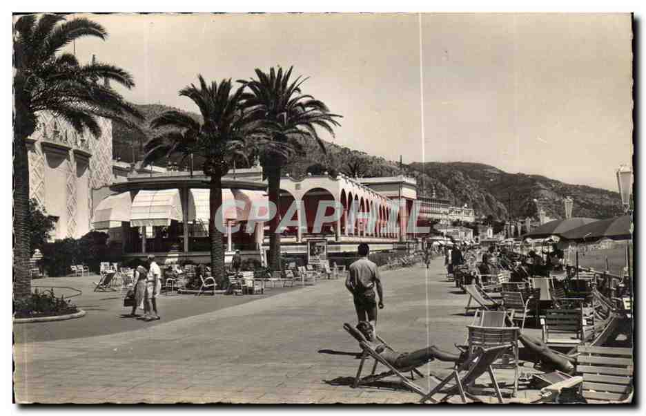 Menton CPA La promenade et le casino