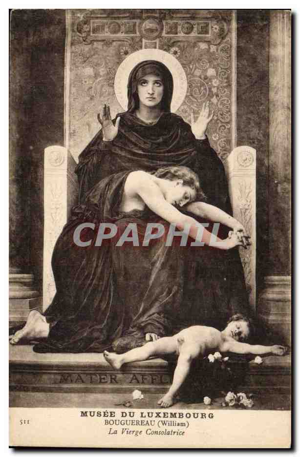 CPA Musee du Luxembourg Bougereau (William) La vierge consolatrice