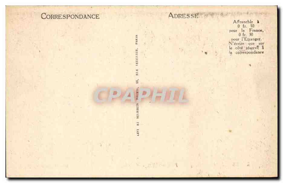 CPA Musee de Morlaix Fournier Velleda — Verso