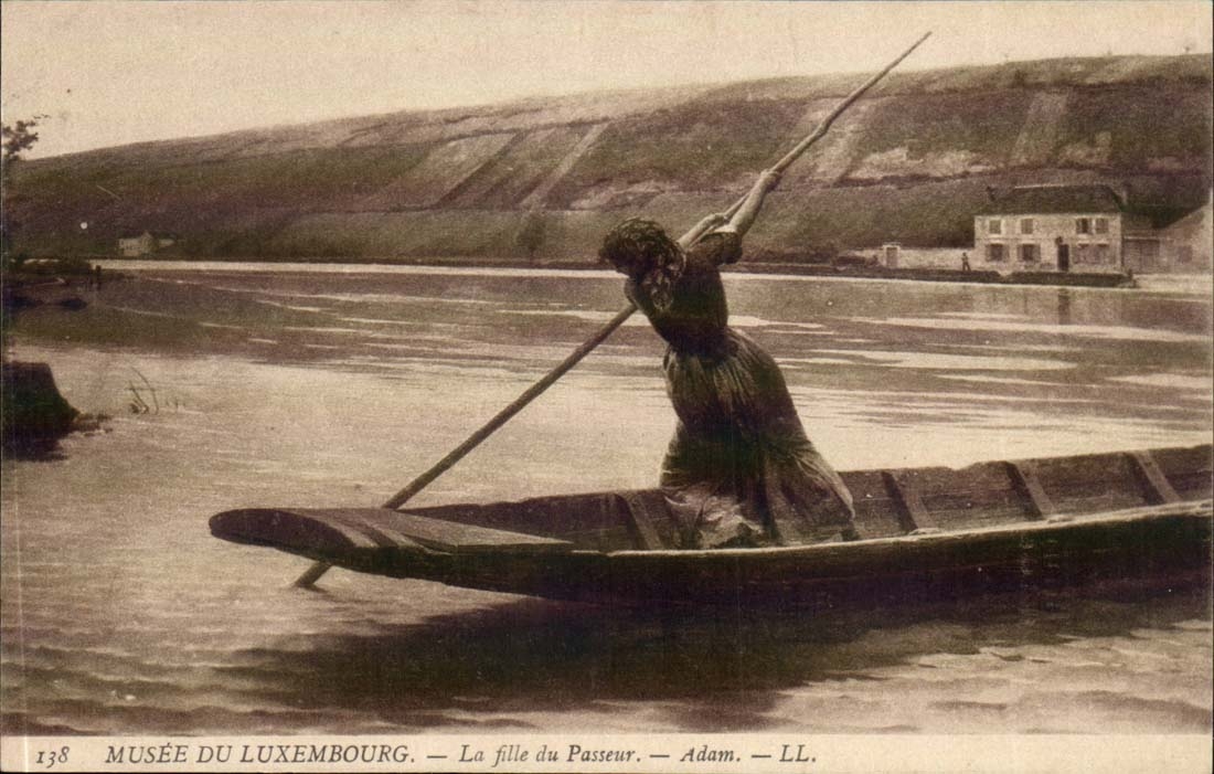 CPA Musee du Luxembourg La fille du passeur Adam