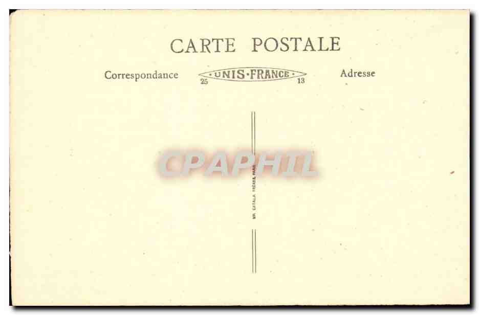 Saint Bernard, abbé de Clairvaux — Patron du curé de Villemomble, initiateur du Campanile — éditeur UNIS-FRANCE, n° 13 — Rückseite