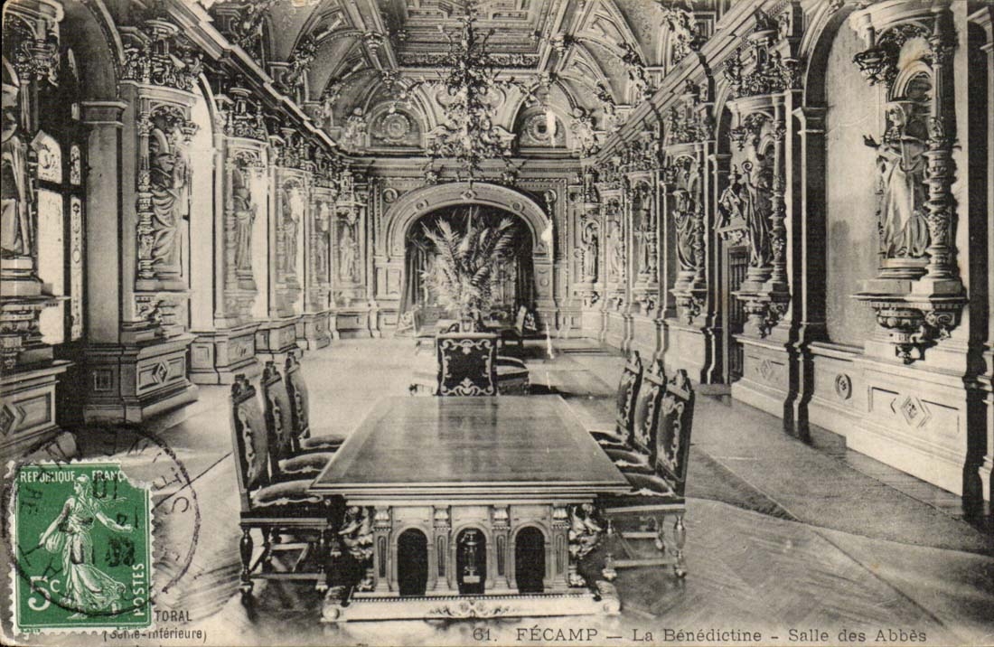 Fecamp CPA La Benedictine SAlle des Abbes