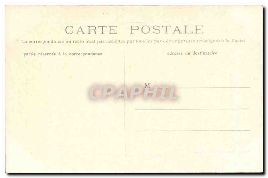 Reims CPA Eglise sainte Clotilde — Verso