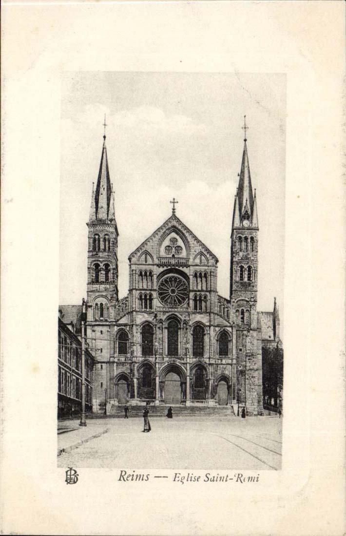 Reims CPA Eglise Saint Remi