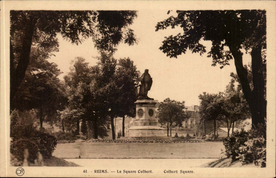 Reims — Der Place Colbert — Verlag: Boussouarnel