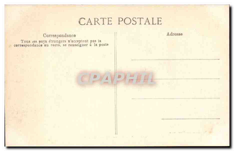 Reims CPA Le square Colbert  — Verso