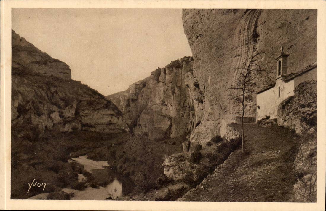 Gorges du Tarn — L'Ermitage de St-Hilaire et le Cirque des Beaumes — Éditeur Yvon, n°14