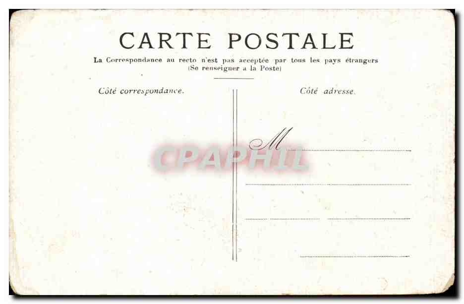 Paris CPA La colonne Vendome — Rückseite