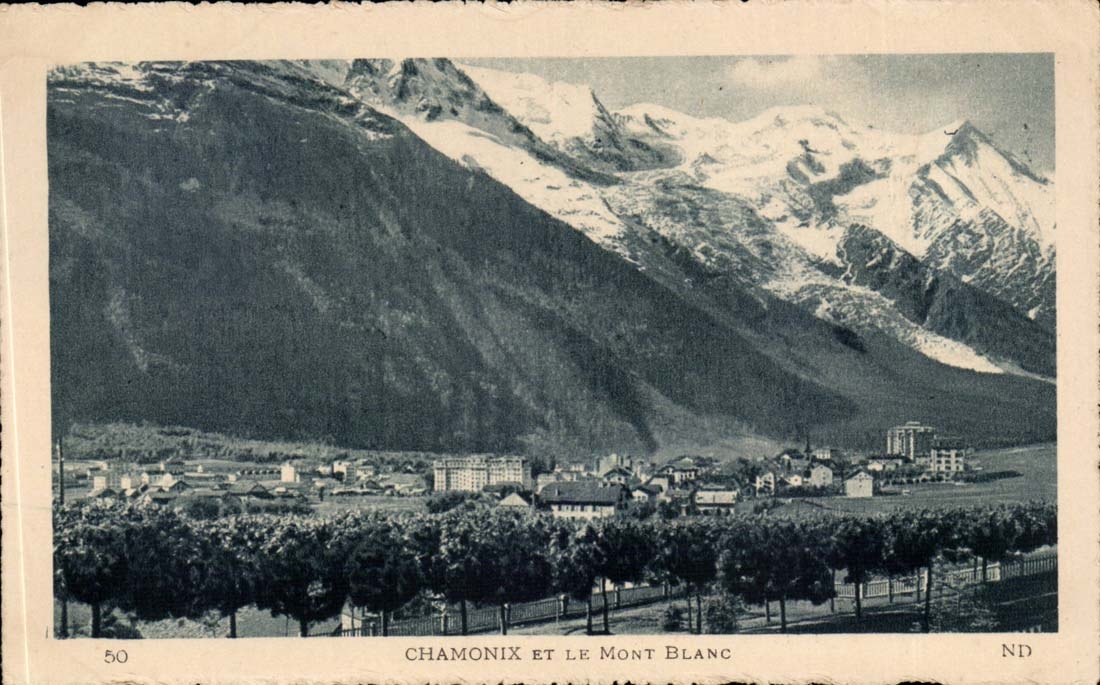 CPA Chamonix et le Mont Blanc