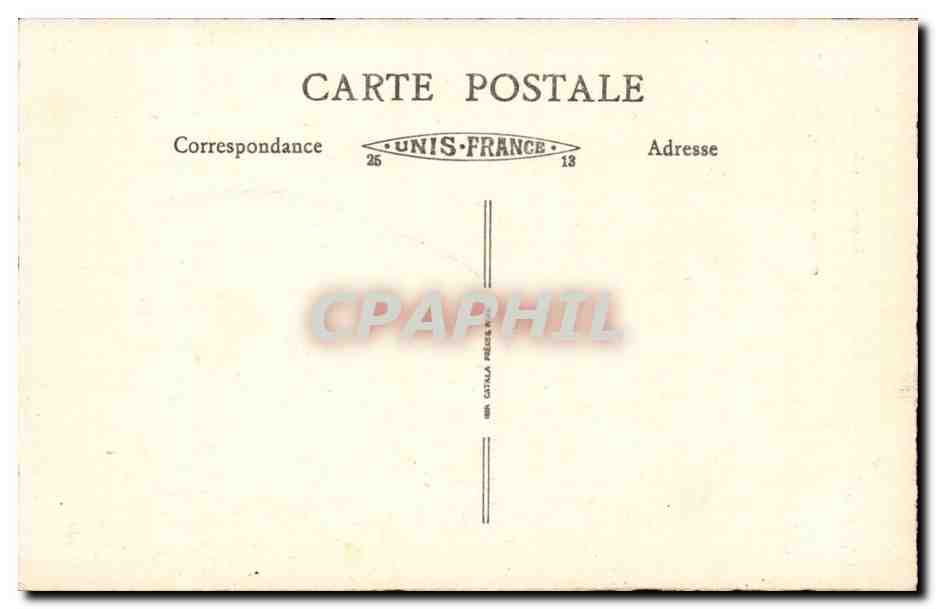 Chambéry — Le Monument de Maistre et le Château des Ducs de Savoie — B.R. éditeur — Rückseite