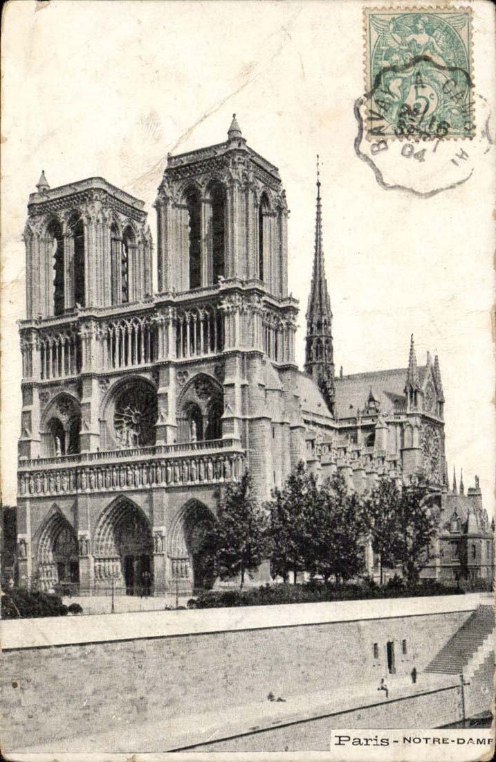 Paris - Notre-Dame — view of the façade — publisher Paris-Notre-Dame