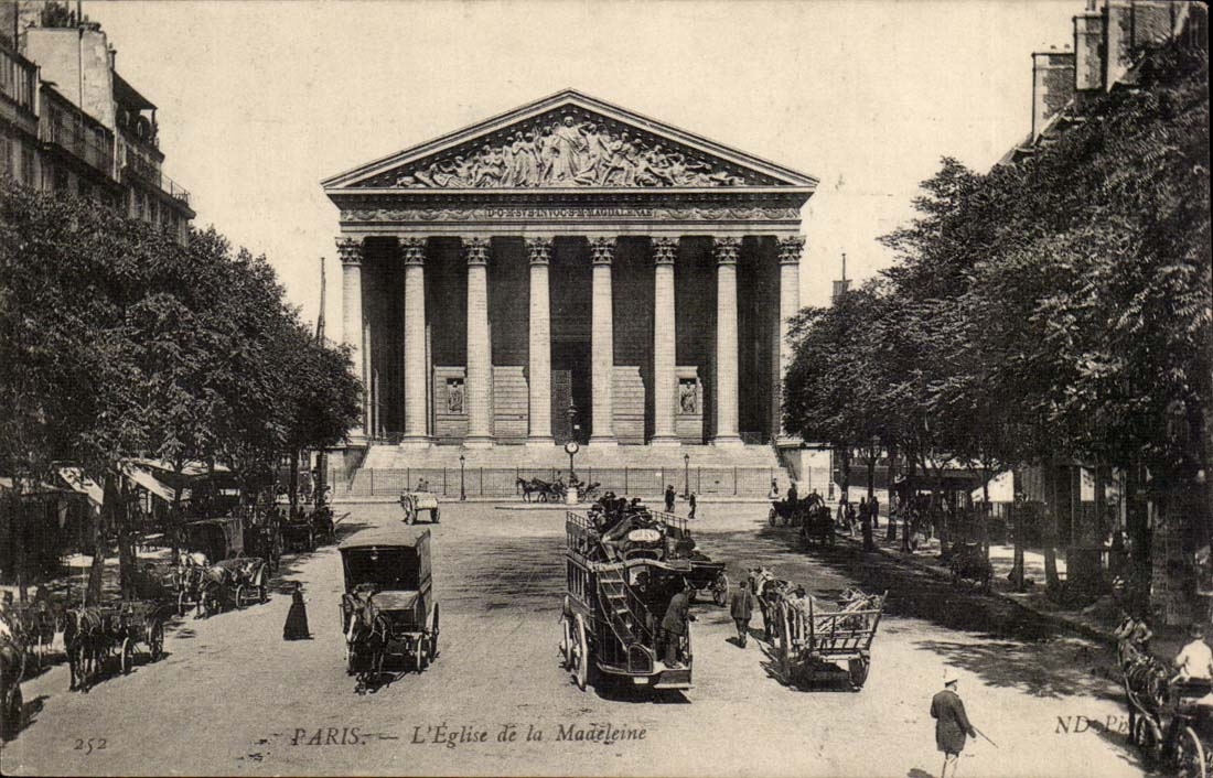 CPA Paris Eglise de la Madeleine