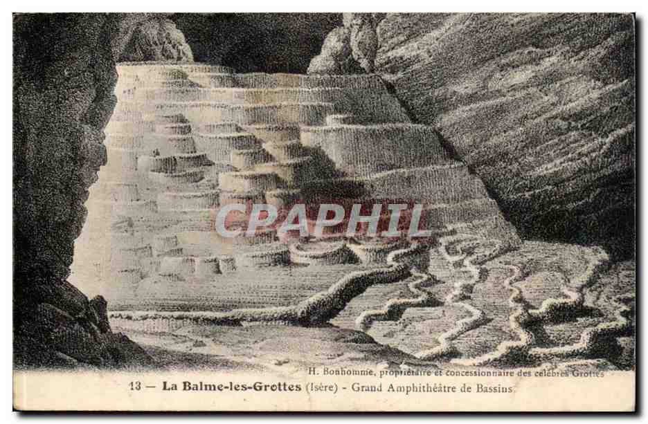 CPA la Balme les grottes Grand amphitheatre de Bassius