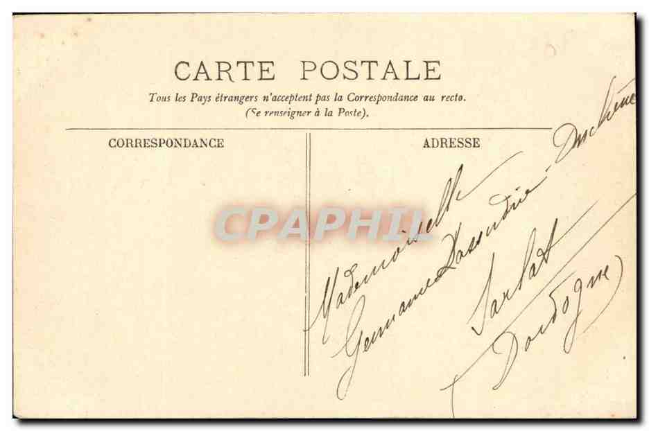 Bordeaux — La Cathédrale — LL. n° 142 — Verso