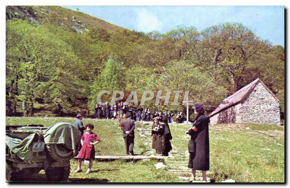 Lourdes CPM La chapelle A Bartres Sainte Bernadette Secours CAtholique