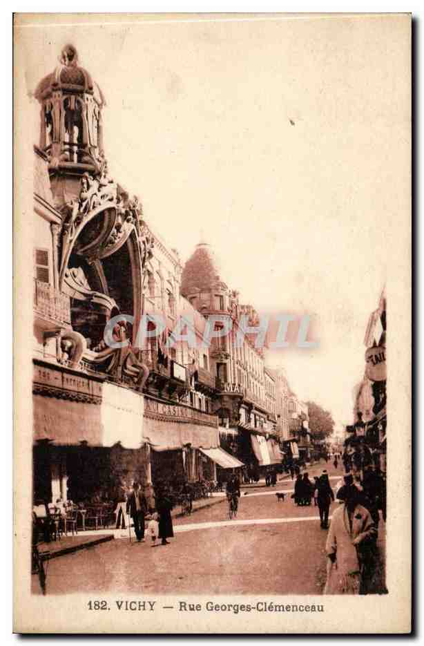 Vichy — Rue Georges-Clemenceau — CPAPHIL n°182