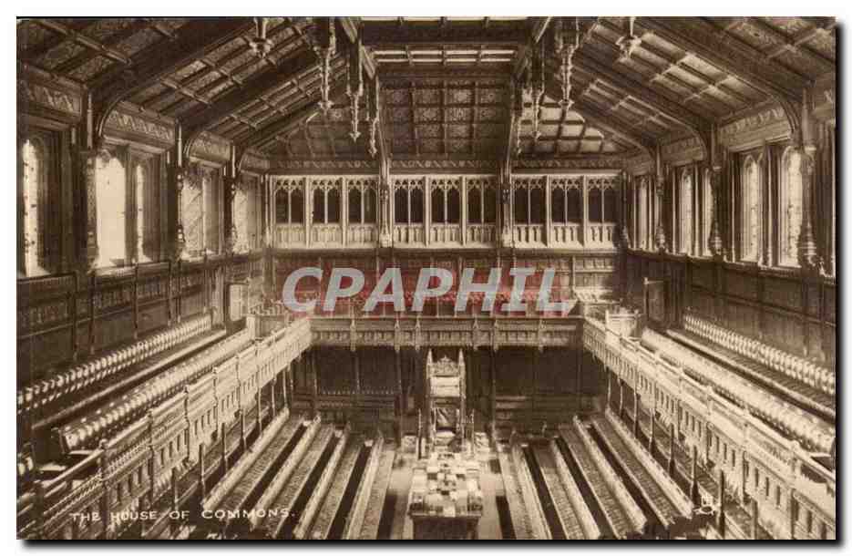 Great Britain London Londres CPA The House of Commons