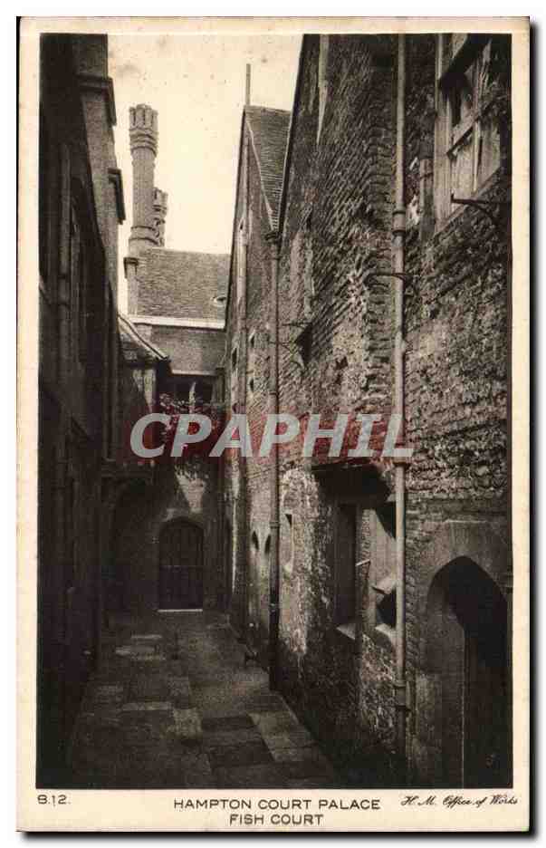 Grande Bretagne London Londres CPA Hampton Court Palace Fish court