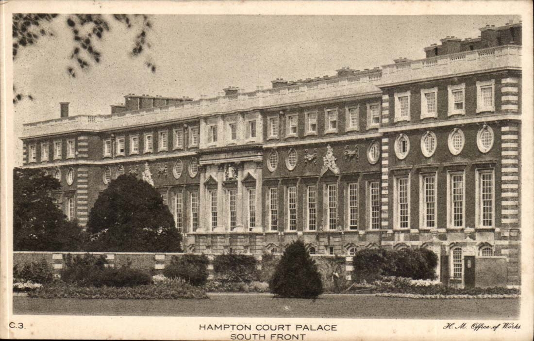 Grande Bretagne London Londres CPA Hampton Court Palace South Front