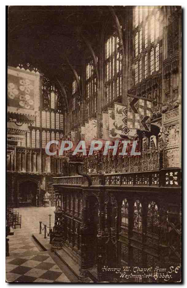 Grande Bretagne London Londres CPA Henry VII Chapel from Westminster Abbey