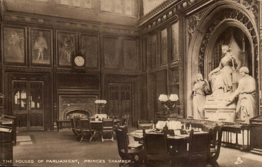 Grande Bretagne London Londres CPA The houses of Parliament Princes Chamber