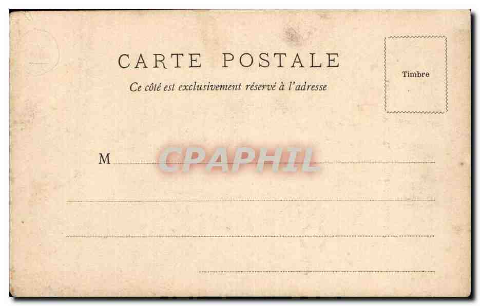 Bordeaux CPA Porte du Palais de l'Ombriere — Rückseite