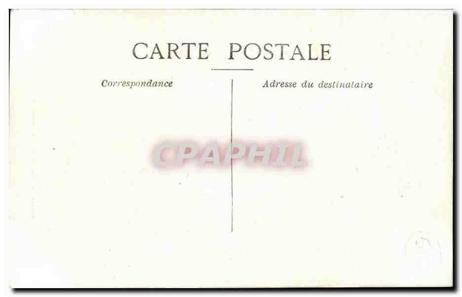 Bordeaux CPA Porte CAilhau — Verso