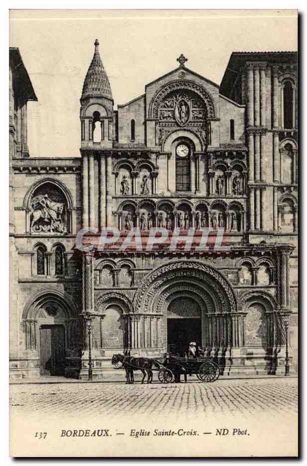 Bordeaux CPA Eglise Sainte Croix