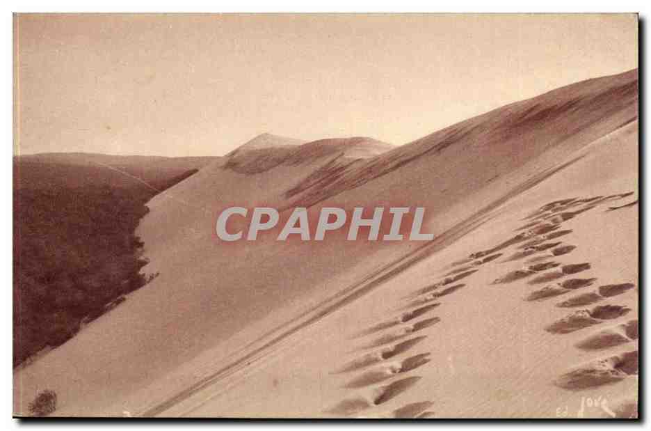 Les dunes du Pyla le soir — Bassin d'Arcachon — Éditions Jové, Pau (R.P.P.)