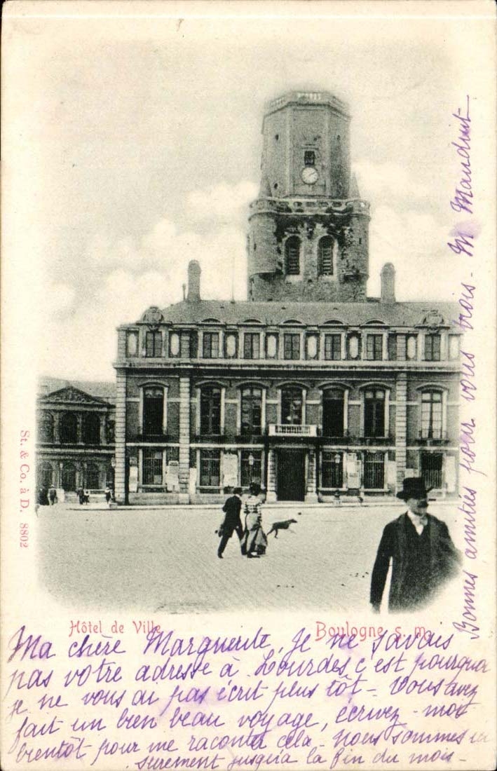 Hôtel de Ville — Boulogne-sur-Mer — St. & Co. à D. 8802