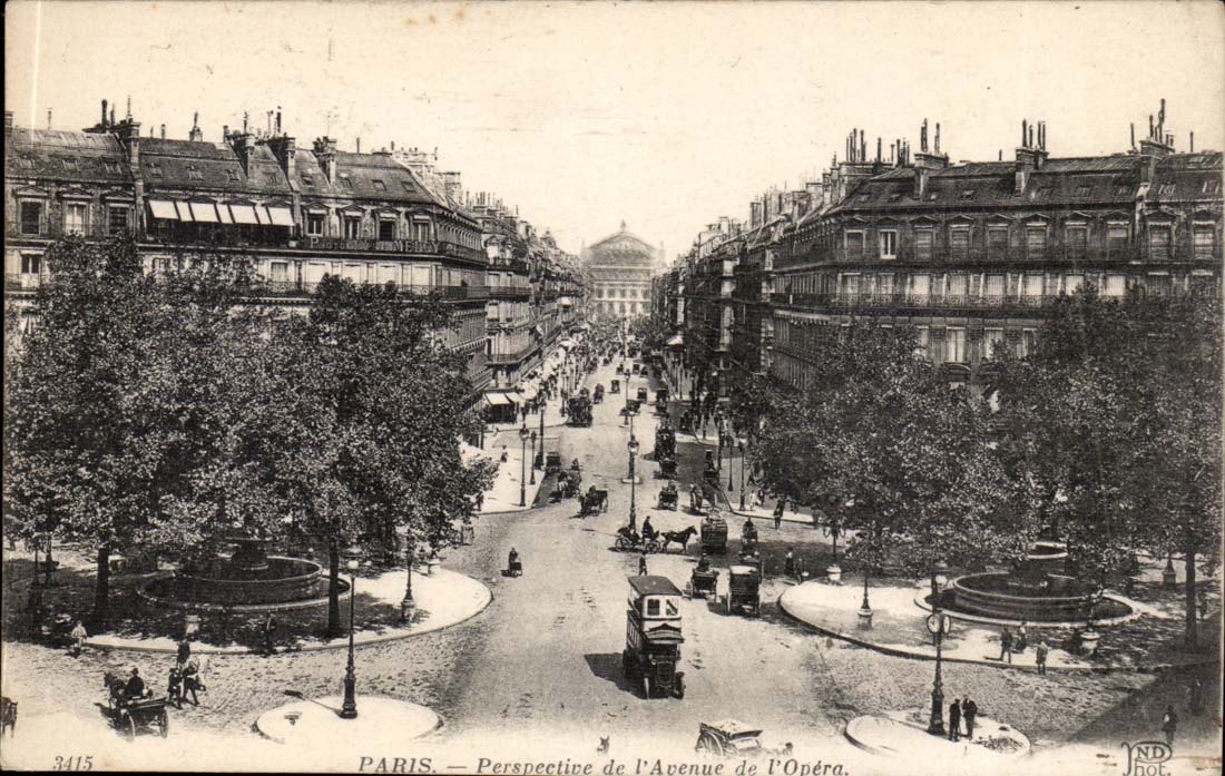 Paris — Perspective de l'Avenue de l'Opéra — ND Hot, n°3415